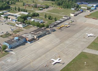 Вид на аэропорт